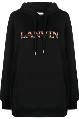 Lanvin Logo-embroidered hoodie