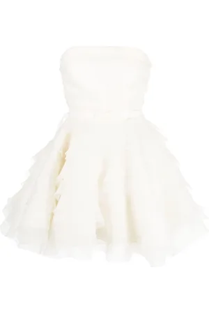 Ana Radu Strapless organza minidress