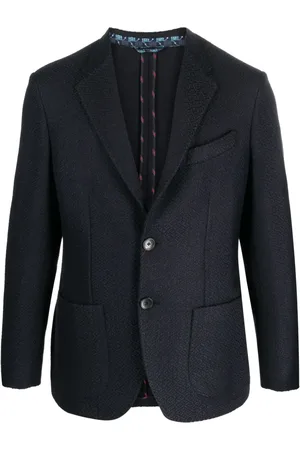 Etro Tie-pattern jacquard blazer