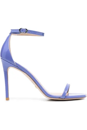 Stuart Weitzman 105mm patent leather sandals