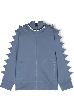 Stella McCartney Monster-print organic-cotton zipped hoodie