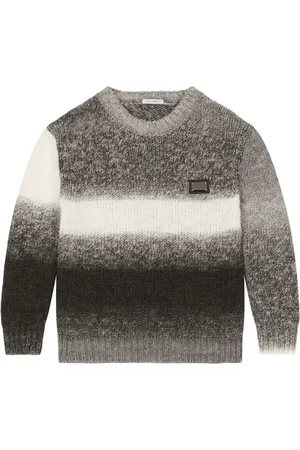 Dolce & Gabbana Dégradé stripe crew-neck jumper
