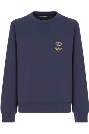 Dolce & Gabbana Bee-embroidered cotton sweatshirt