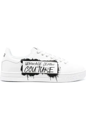 VERSACE Logo-print low-top sneakers