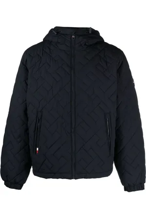 Tommy Hilfiger Embossed monogram-pattern Hoodie - Farfetch