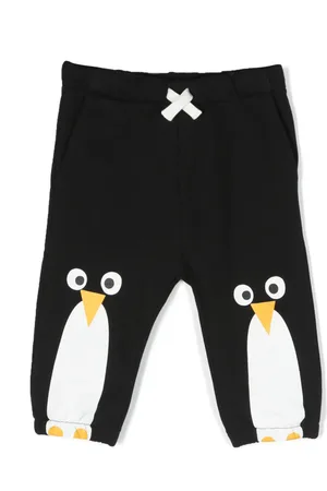 Stella McCartney Penguin-print cotton joggers