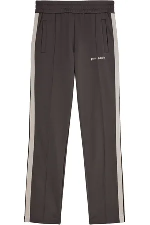 Palm Angels Logo-print side-stripe track pants