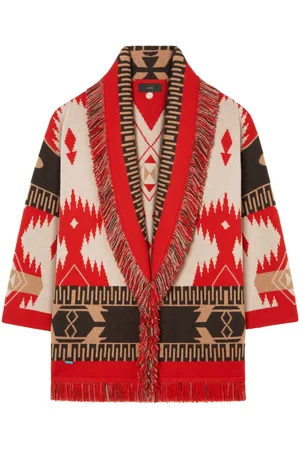 Alanui Icon jacquard cashmere cardigan