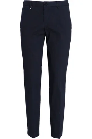 HUGO BOSS Slim-cut organic cotton trousers
