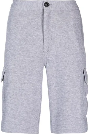 Brunello Cucinelli Button-up straight-leg mélange shorts
