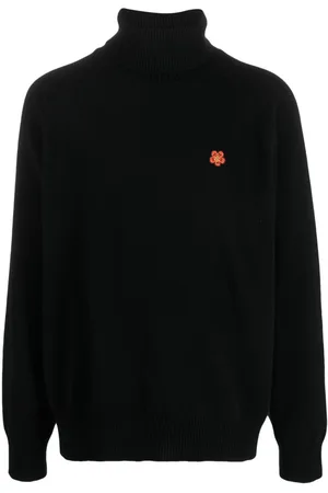 Kenzo Boke Flower-patch wool jumper