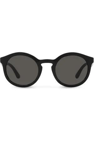 Dolce & Gabbana New Pattern round-frame sunglasses