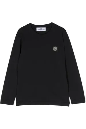Stone Island Compass-patch cotton T-shirt
