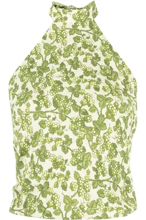 Etro Floral-print halterneck top