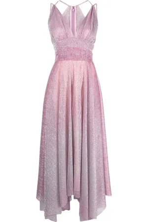 TALBOT RUNHOF Hoja1 ombré-effect lurex maxi dress