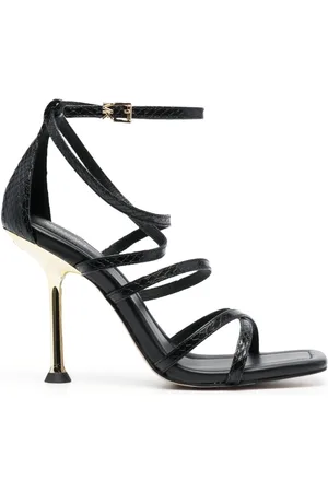 Michael Kors Imani 105mm snakeskin-print sandals