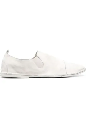 MARSÈLL Round-toe slip-on leather loafers