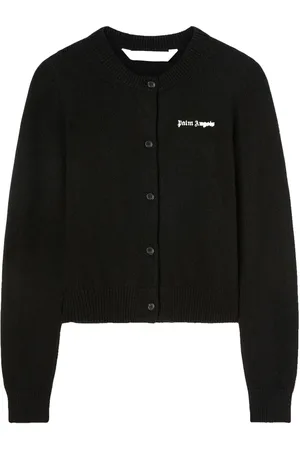 Palm Angels Logo-print button-up cardigan