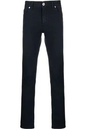 BRIONI Low-rise slim-fit jeans