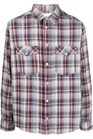 Isabel Marant Check-print two-pocket shirt