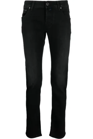Jacob Cohen Contrasting-pocket skinny trousers