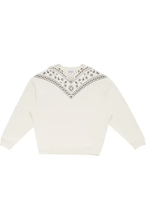 MARCELO BURLON Bandana-print cotton sweatshirt