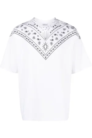 MARCELO BURLON Bandana-print cotton T-shirt