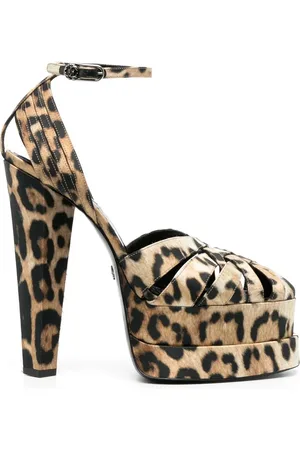 Roberto Cavalli Leopard-print pumps