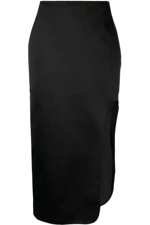 By Malene Birger Wick side slit maxi skirt