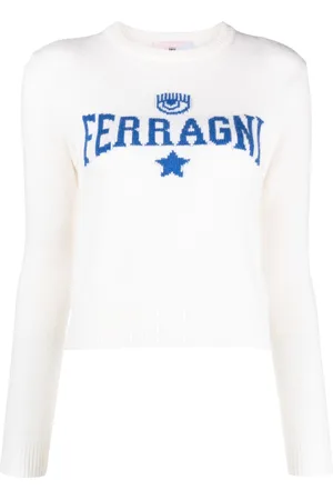 Chiara Ferragni Ferragni intarsia-knit jumper