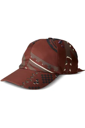 Le Mont St Michel Tiger Bow abstract-print cap