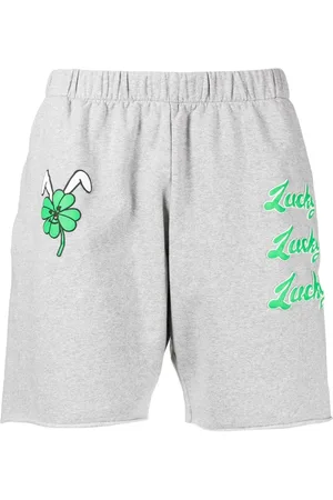 Natasha Zinko Lucky-print track shorts