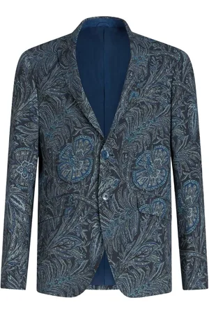 Etro Single-breasted floral-print jacket