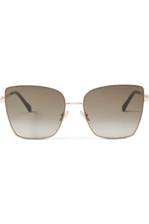 Jimmy Choo Vella oversize-frame sunglasses