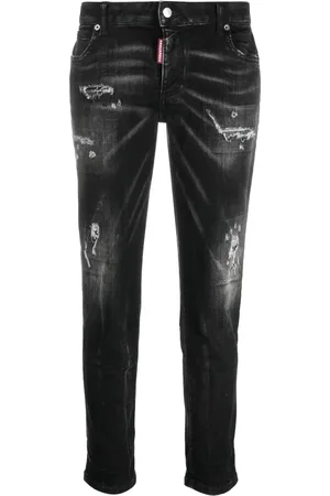 Dsquared2 Cool Girl distressed slim-leg jeans