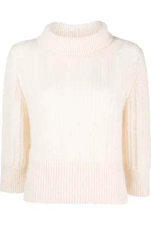 Fabiana Filippi Ribbed-edge roll-neck jumper