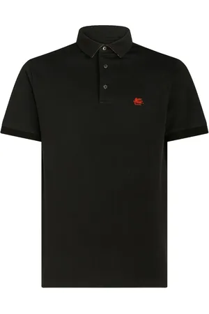 Etro Logo-embroidered polo shirt