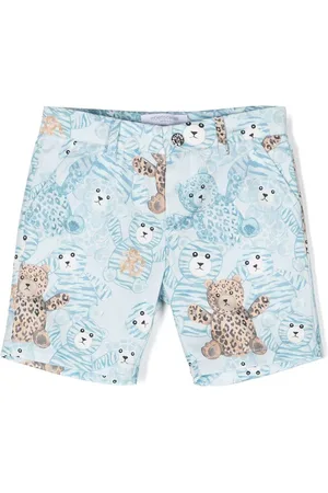 Roberto Cavalli Teddy bear-print cotton shorts