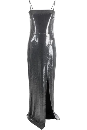 ROTATE Sequin-embellished long dress