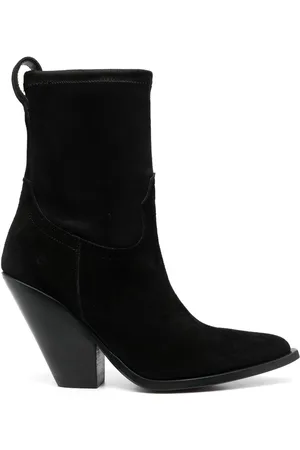 SONORA 100mm pointed-toe suede boots