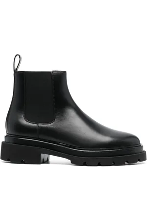 santoni Round-toe leather boots