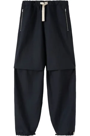 Jil Sander Panelled-design tapered-leg trousers