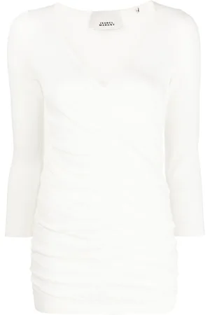 Isabel Marant Gathered-detail long-sleeve top