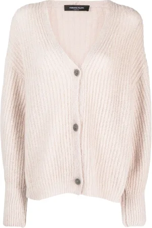 Fabiana Filippi Ribbed wool-blend cardigan