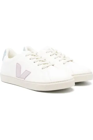 Veja Logo-patch low-top leather sneakers