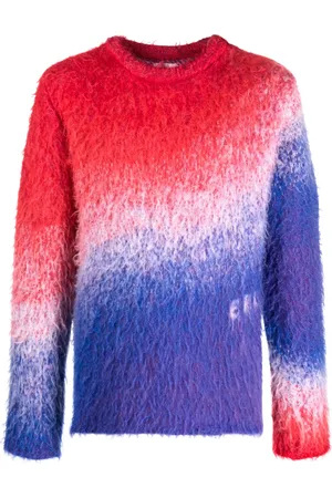 ERL Ombr??-effect mohair-blend jumper
