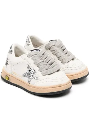 Golden Goose Star-patch leather sneakers