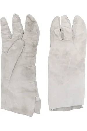 11 BY BORIS BIDJAN SABERI Four-finger kangaroo leather gloves
