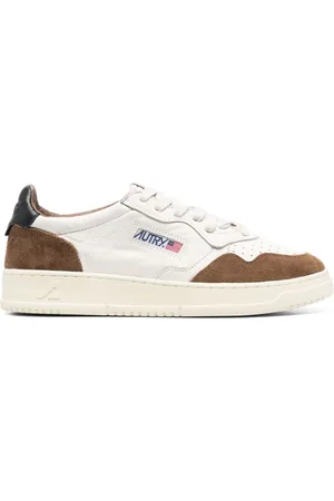 Autry Logo-patch leather sneakers