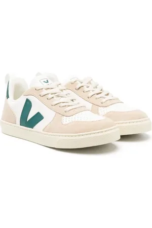 Veja V-10 faux-leather low-top sneakers